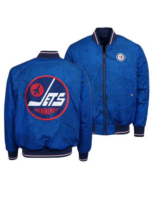 Unisex Winnipeg Jets Reversible Bomber