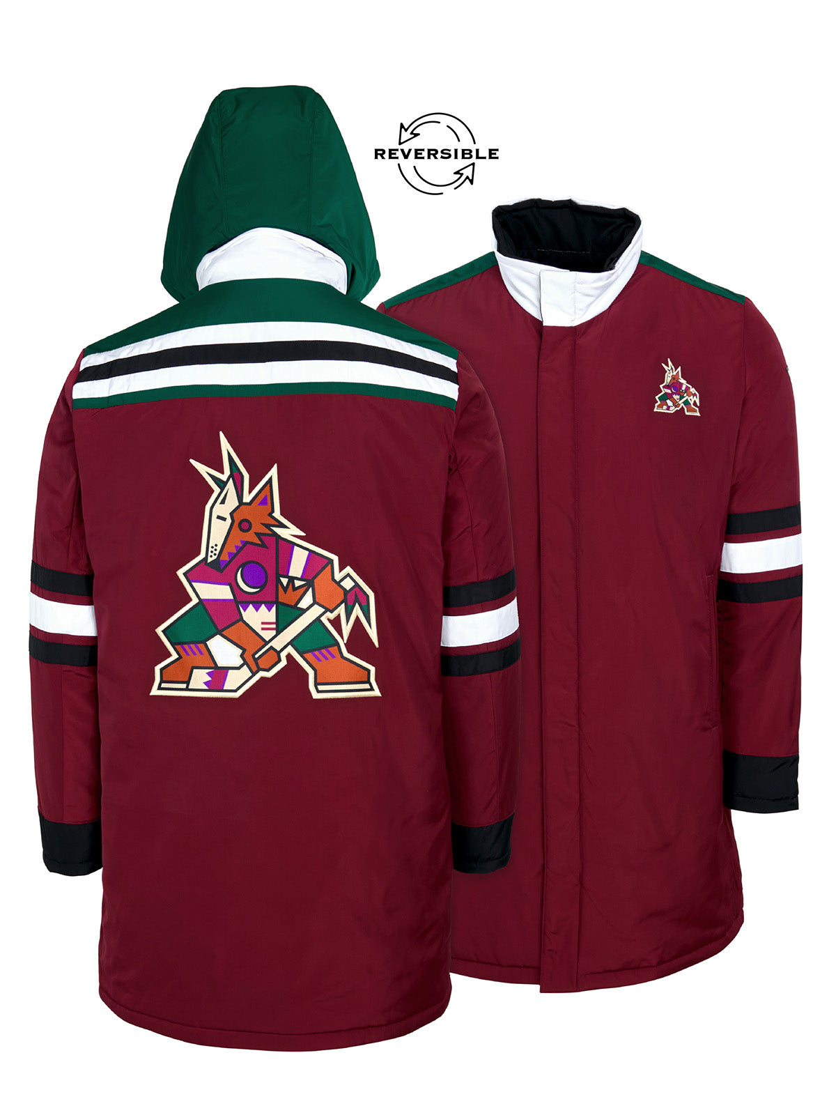 Reversible Parka Jackets | Official NHL Merchandise | FE Apparel