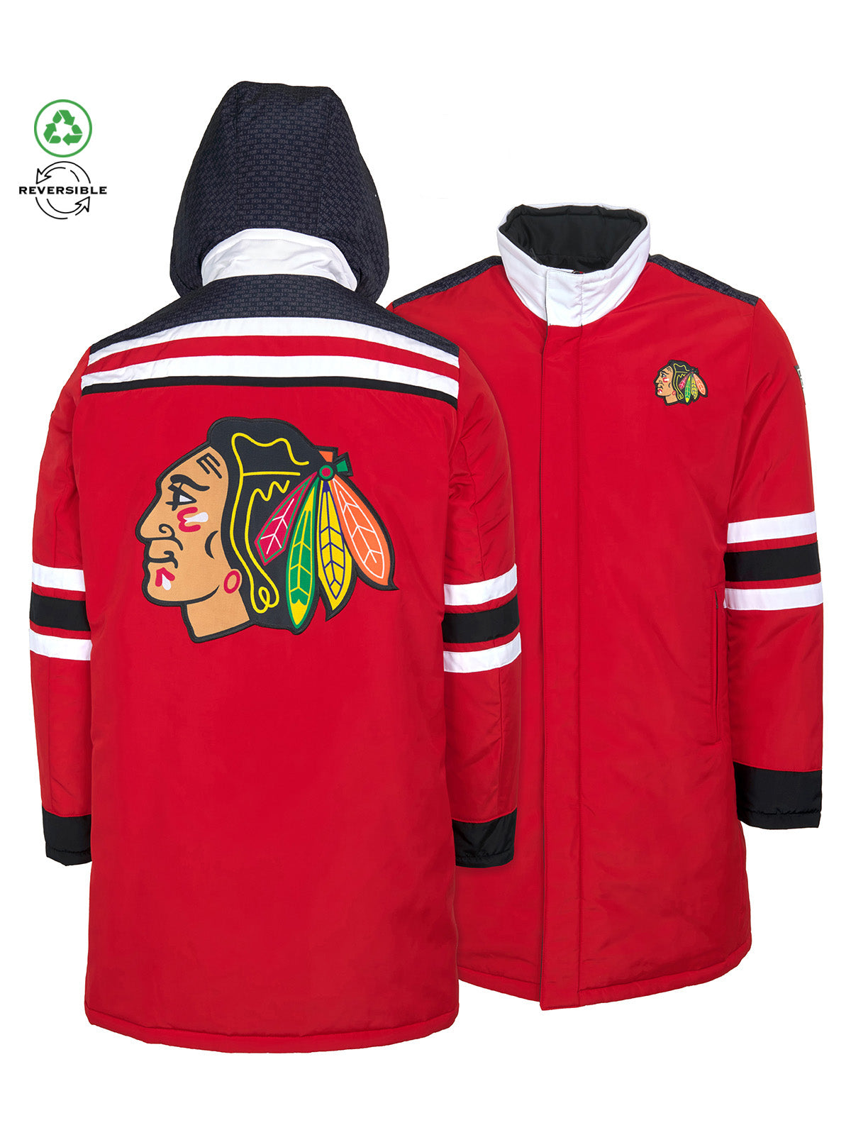 Chicago Blackhawks Reversible Parka Jacket