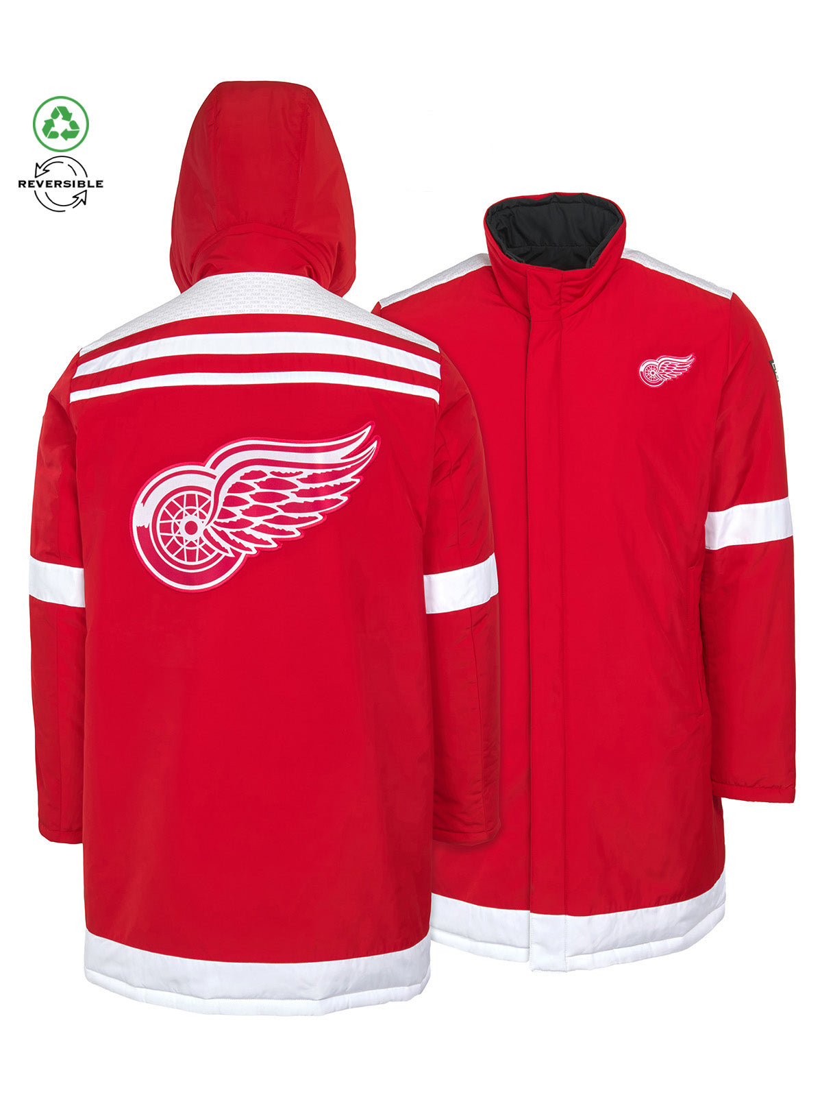 Detroit Red Wings Reversible Parka Jacket