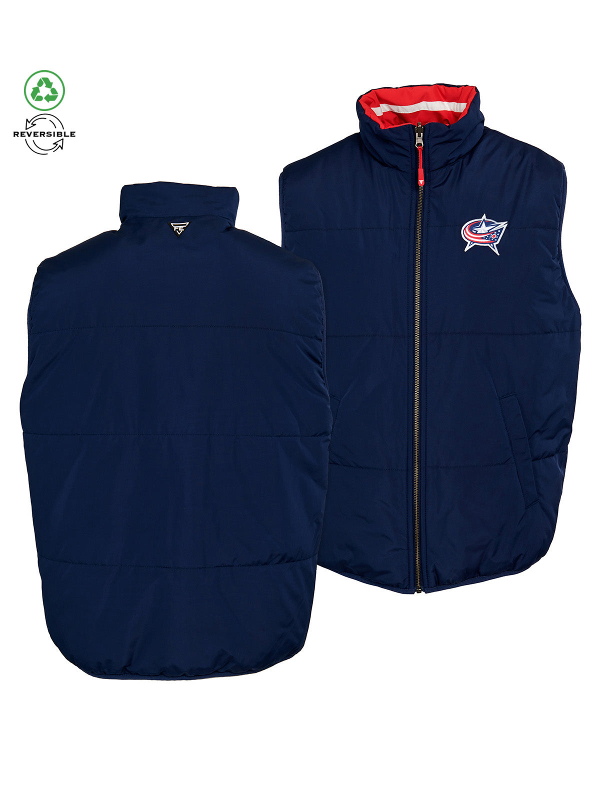 Columbus Blue Jackets Reversible Vest