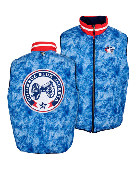 Unisex Columbus Blue Jackets Reversible Vest