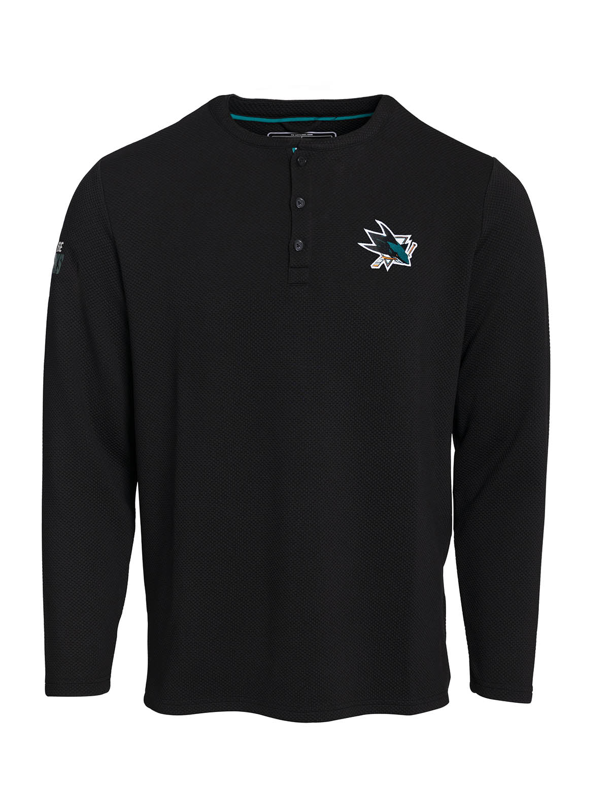 San Jose Sharks Waffle Henley