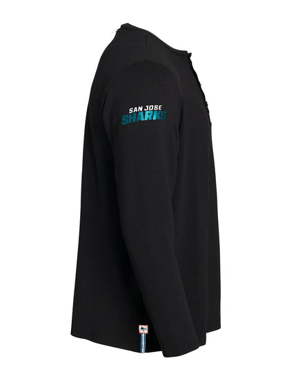 San Jose Sharks Waffle Henley