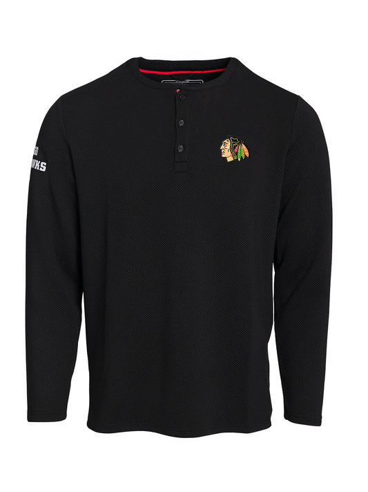 Chicago Blackhawks Waffle Henley