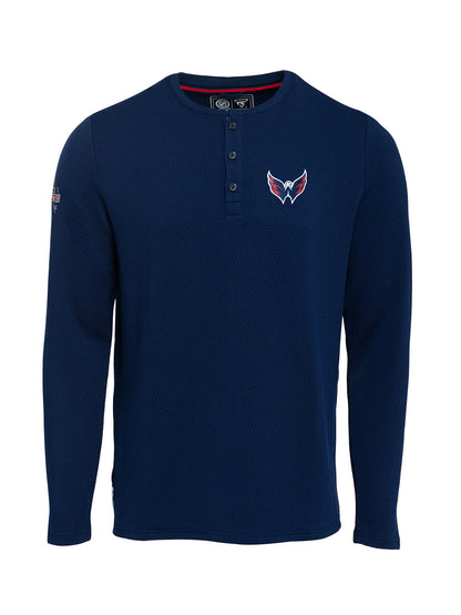 Washington Capitals Waffle Henley