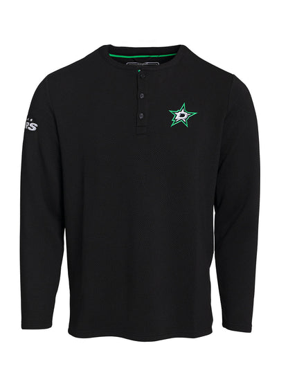 Dallas Stars Waffle Henley