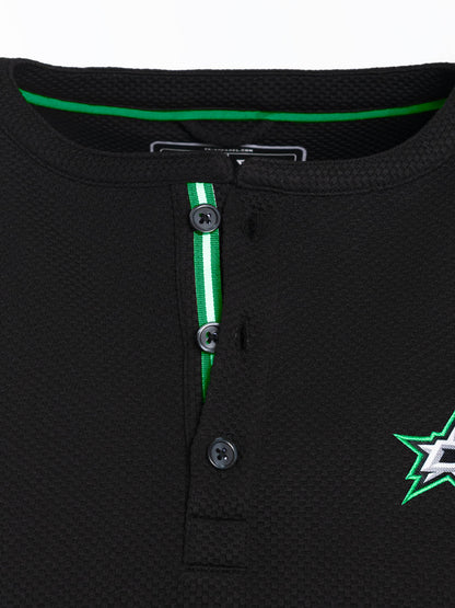 Dallas Stars Waffle Henley
