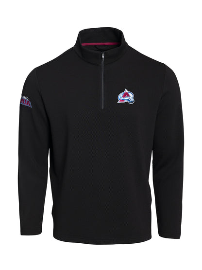 Colorado Avalanche Waffle Quarter Zip