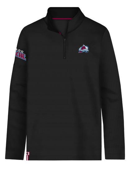 Colorado Avalanche Waffle Quarter Zip