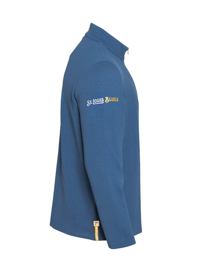St Louis Blues Waffle Quarter Zip