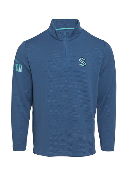 Seattle Kraken Waffle Quarter Zip