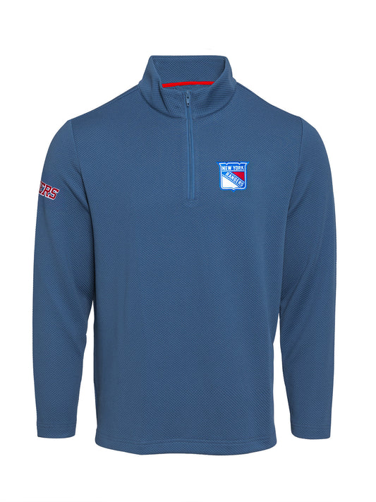 New York Rangers Waffle Quarter Zip