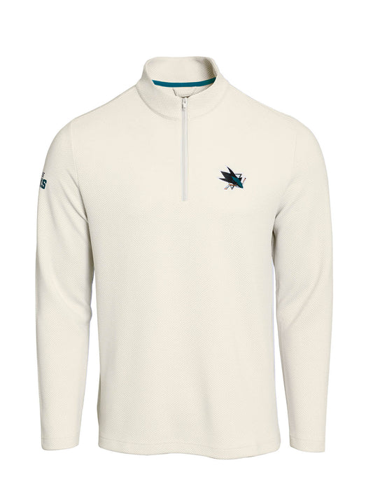 San Jose Sharks Waffle Quarter Zip