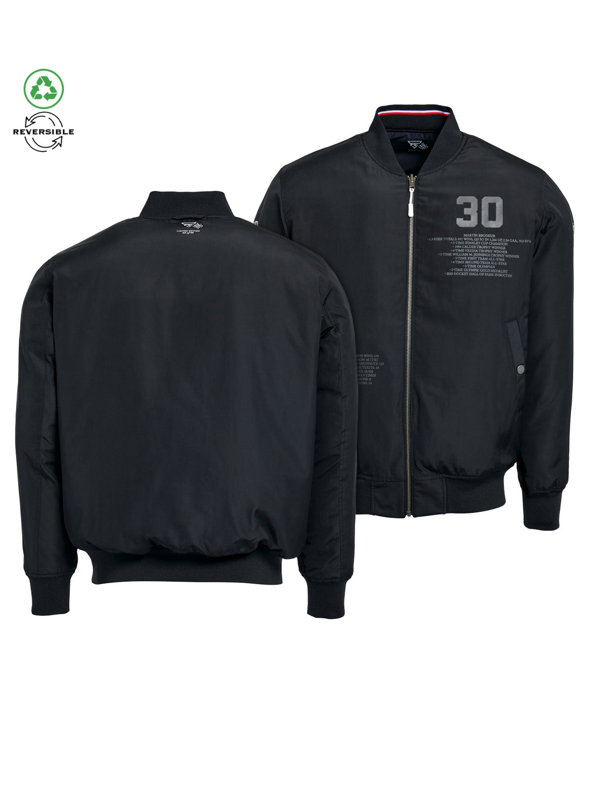 Martin Brodeur Reversible Bomber