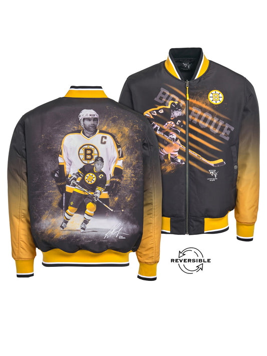 Unisex Ray Bourque Reversible Bomber Jacket