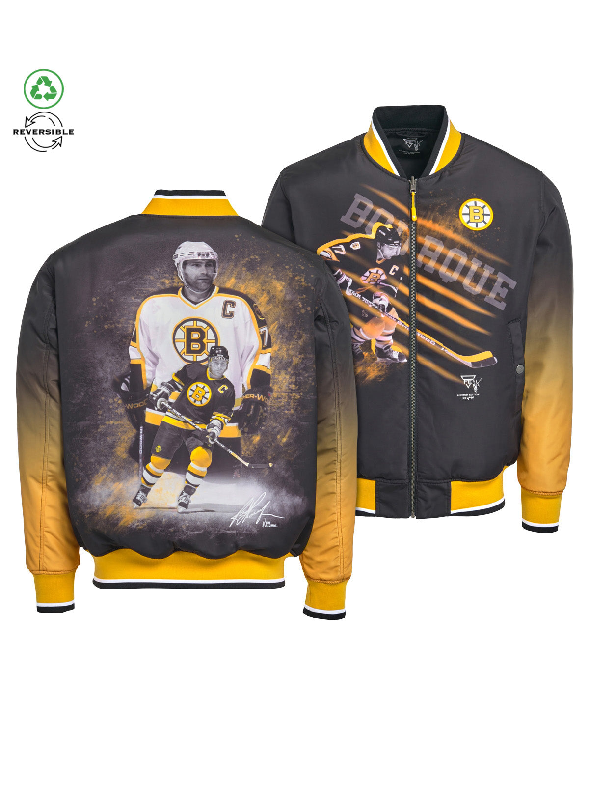 Ray Bourque Reversible Bomber Jacket