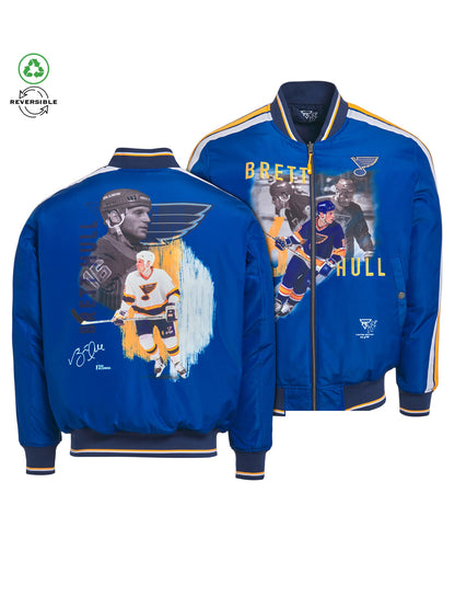 Brett Hull Reversible Bomber Jacket