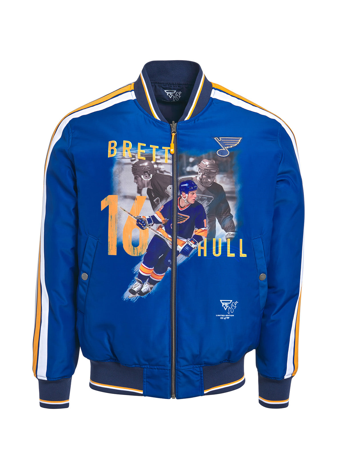 Brett Hull Reversible Bomber Jacket