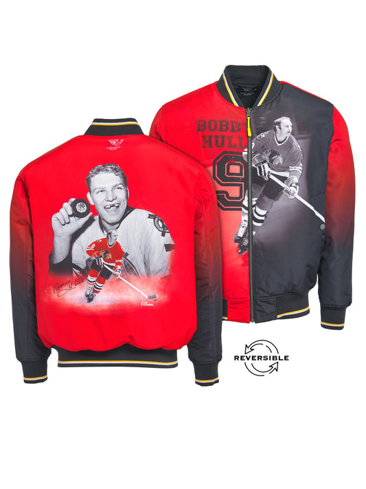 Unisex Bobby Hull Reversible Bomber Jacket