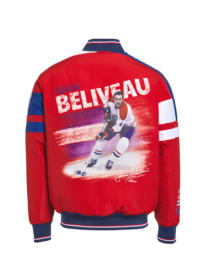 Jean Beliveau Reversible Bomber Jacket