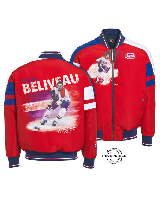 Unisex Jean Beliveau Reversible Bomber Jacket