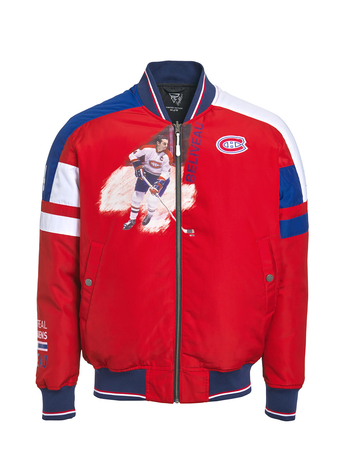 Jean Beliveau Reversible Bomber Jacket