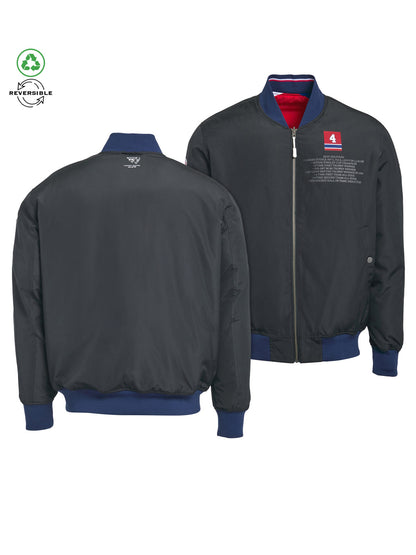 Jean Beliveau Reversible Bomber Jacket