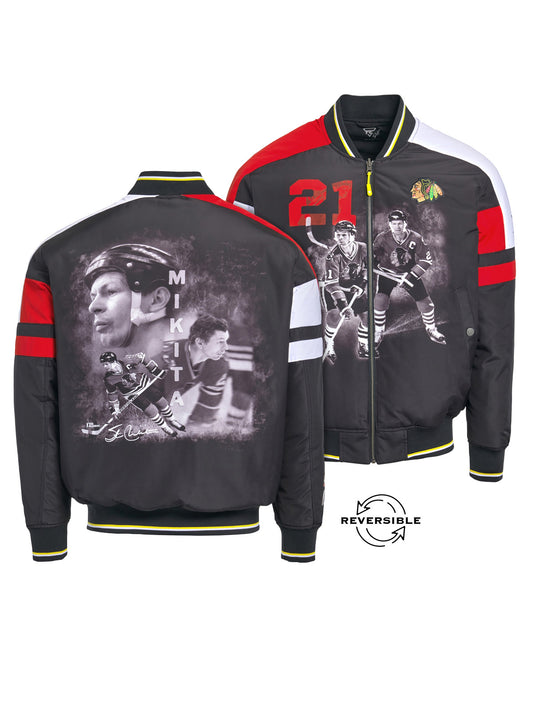 Unisex Stan Mikita Reversible Bomber Jacket