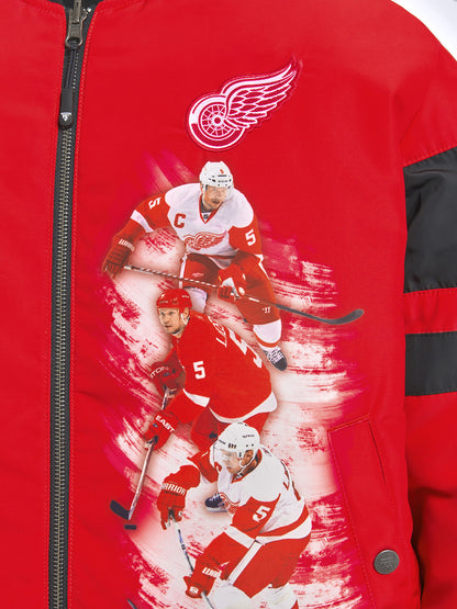 Nicklas Lidstrom Reversible Bomber Jacket