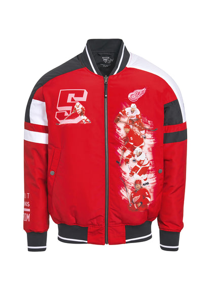 Nicklas Lidstrom Reversible Bomber Jacket