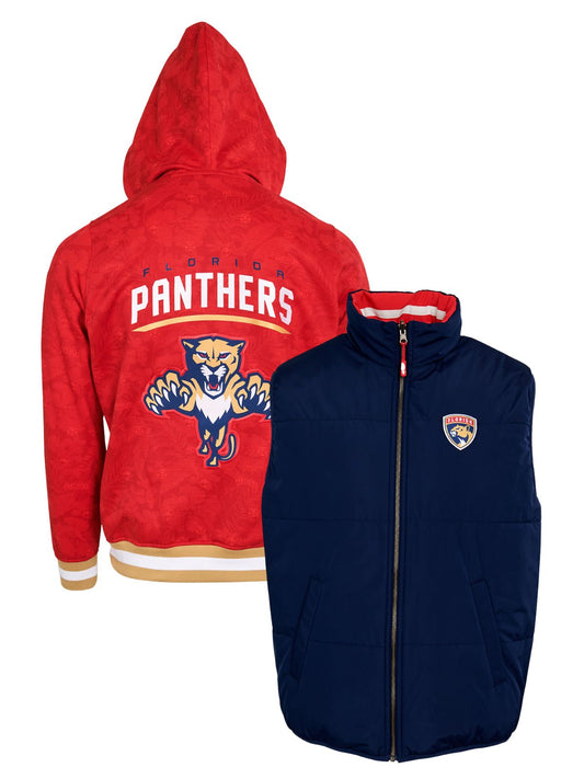 Florida Panthers Crewneck Hoodie & Reversible Vest