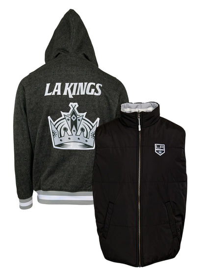 Los Angeles Kings Crewneck Hoodie & Reversible Vest
